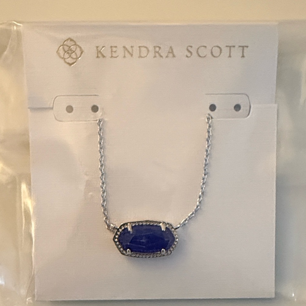 Kendra Scott Cobalt Blue Pendant Necklace